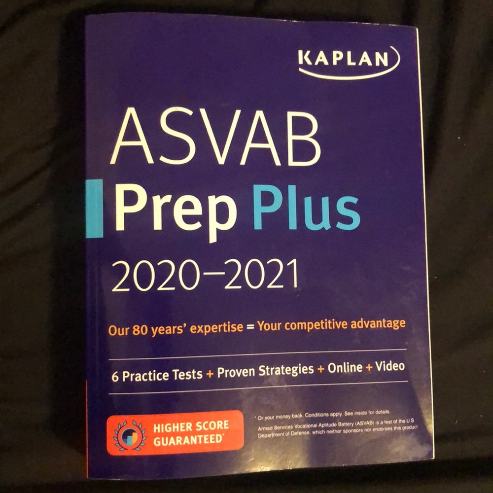 Asvab Prep plus book